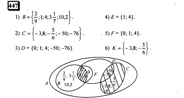 гдз по математике учебника Дорофеева и Петерсона для 6 класса ответ и подробное решение с объяснениями часть 2 задача № 447