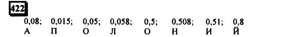 гдз по математике учебника Дорофеева и Петерсона для 6 класса ответ и подробное решение с объяснениями часть 3 задача № 422
