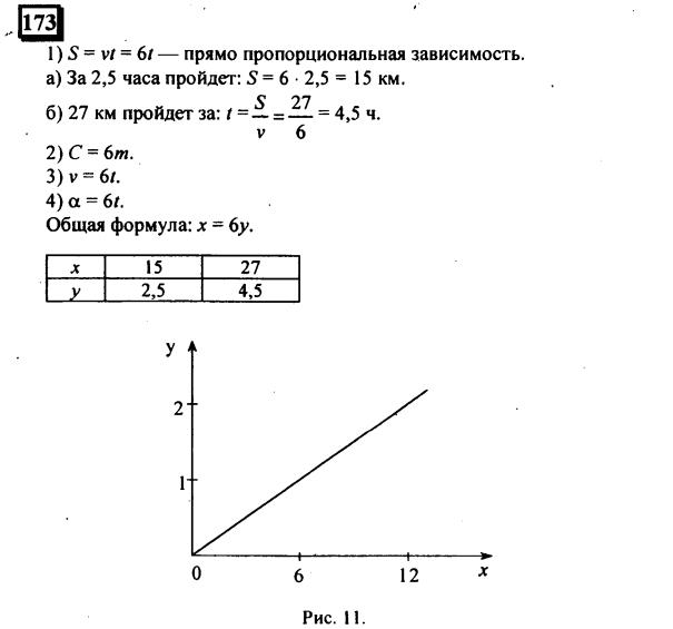 гдз по математике учебника Дорофеева и Петерсона для 6 класса ответ и подробное решение с объяснениями часть 2 задача № 173
