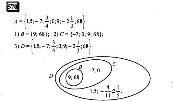 гдз по математике учебника Дорофеева и Петерсона для 6 класса ответ и подробное решение с объяснениями часть 2 задача № 570