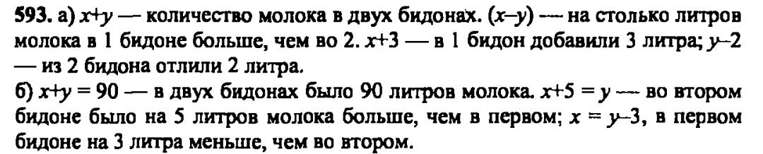 гдз математика Зубарева 6 класс ответ и подробное решение с объяснениями задачи № 593