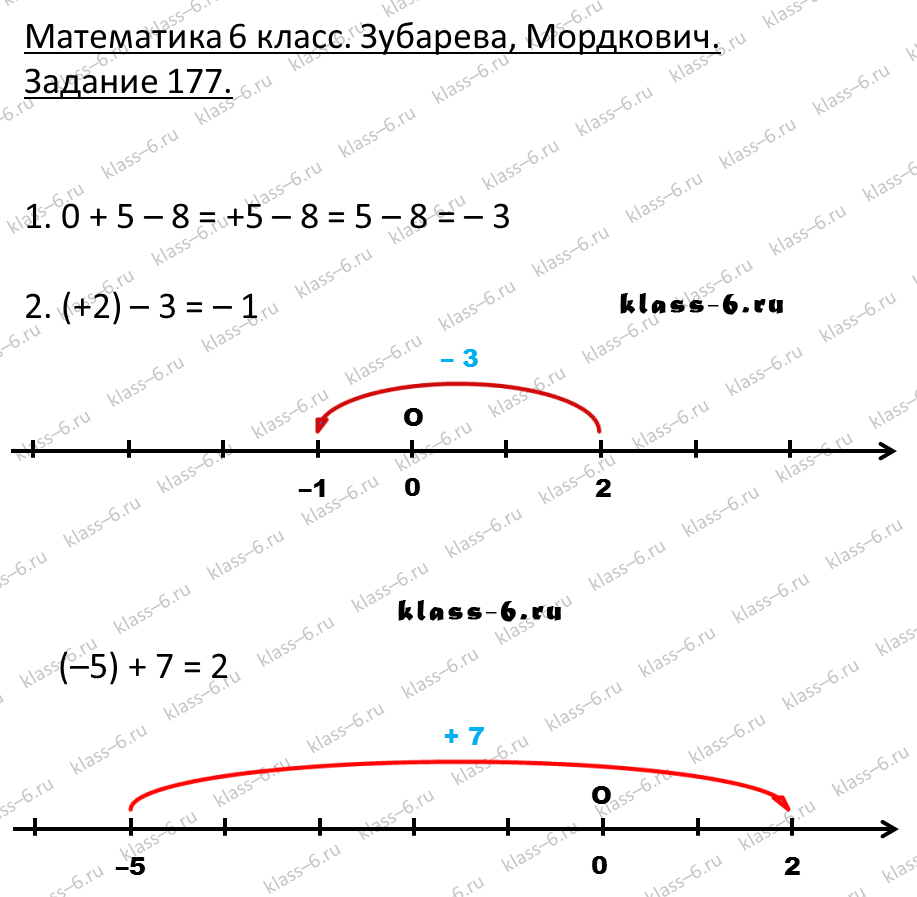 гдз математика Зубарева 6 класс ответ и подробное решение с объяснениями задачи 177